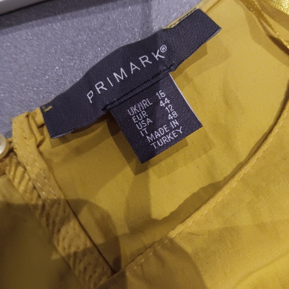 Yellow Ruffle Sleeve Top - Picture 3 of 5